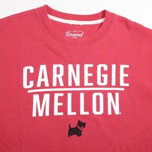 Unwind by League Carnegie Mellon University Red Crewneck Sweatshirt Large